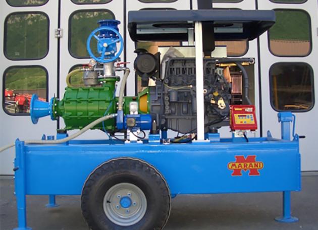 Motor Pump unit with IVECO MOTORS Serie NEF Engine and ROVATTI Pump